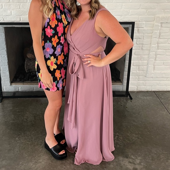 Azazie Dusty Mauve Dress - Picture 1 of 4